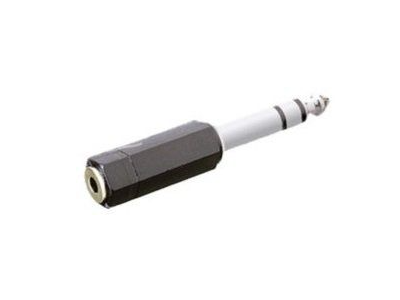 Adaptador A-086 EK AUDIO mini jack stereo hembra a jack stereo macho