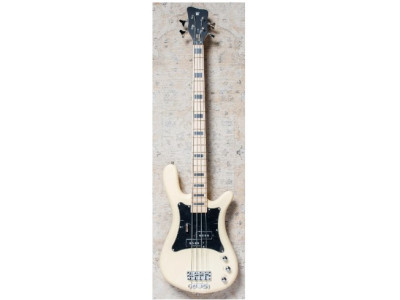 Basse WARWICK RockBass Artist Line Adam Clayton, 4-String - Solid Creme White High Polish