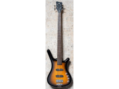 Warwick RockBass Corvette Classic, 4-String - Almond Sunburst Transparent High Polish