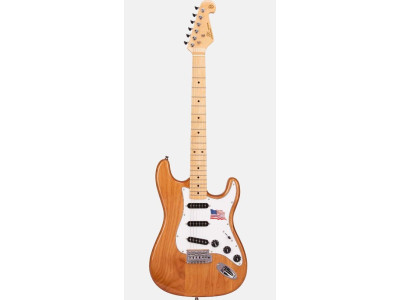 Guitarra eléctrica SX SST Strato Alder Natural