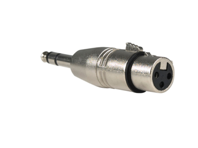 Adaptador XLR 3 hembra a Jack balanceado TRS 1/4'' macho MCAA 201