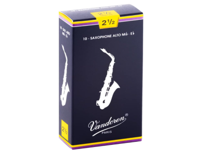 Caja de 10 cañas VANDOREN Saxo Alto 2 1/2