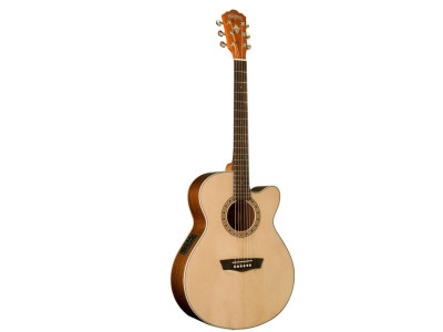 Guitare electroacoustique WASHBURN Harvest G7SCE Naturelle