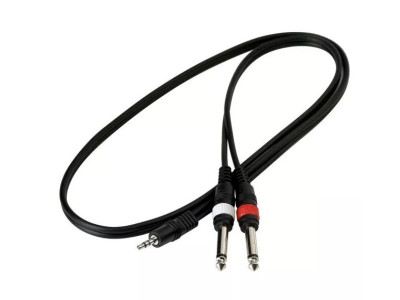 Cable ROCKCABLE RCL20911D4 Patch 2 x Jack / Mini Jack – 1 metro