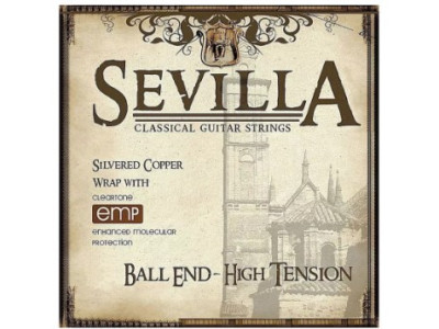 Cordes SEVILLA Guitare Classique Tension Forte / Ball End