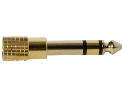 Adaptateur casque ON STAGE WHA4500 mini-jack femelle stéréo vissable - jack mâle stéréo