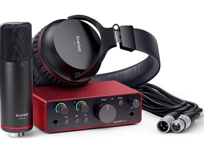 Pack interface FOCUSRITE Scarlett Solo Studio 4th gen
