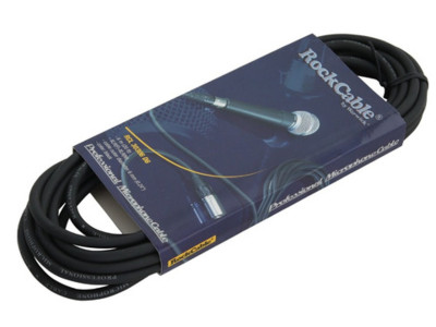 Cable de micròfon ROCKCABLE - 6m, RC30306 D6 Black