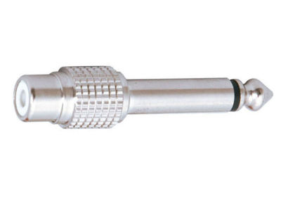 Adaptador RCA hembra a Jack TS 1/4'' macho MCAA260
