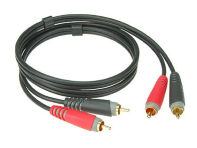 Cable KLOTZ Twincable 6m, 2x Phono Cinch