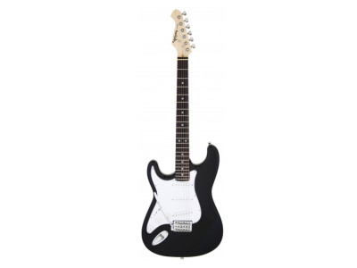 Guitare électrique ARIA Stratocaster noir gaucher STG003BKLH