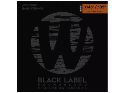 WARWICK Cordes Baix Acústic 5 Cordes Black Label 45-135
