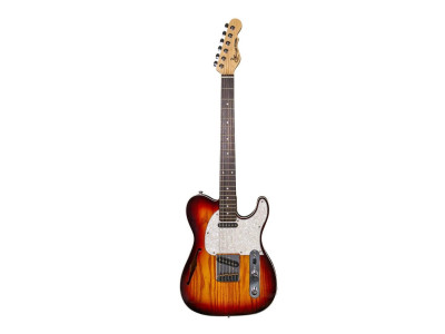 Guitare électrique G&L Tribute Asat Bluesboy Antique Sunburst Semi-Hollow