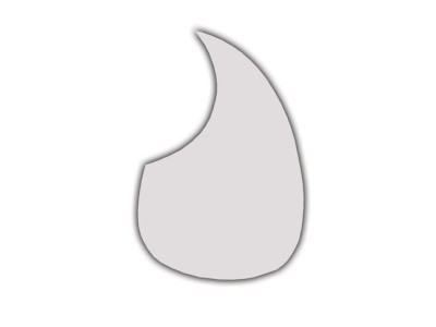 Pickguard transparent SAMBA 1223 pour guitare acoustique