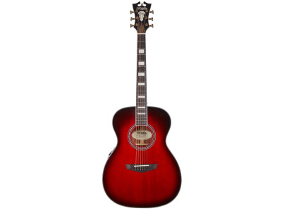 Guitare électroacoustique D'ANGELICO Premier Tammany Trans Black Cherry Bst