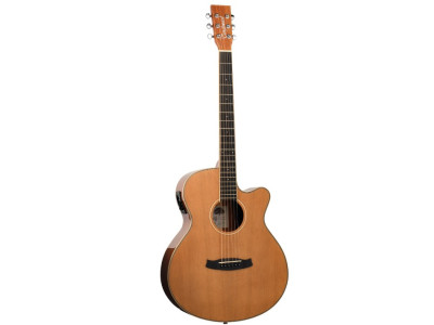 Guitarra electroacústica TANGLEWOOD Super Folk Winterleaf - TW4CENA
