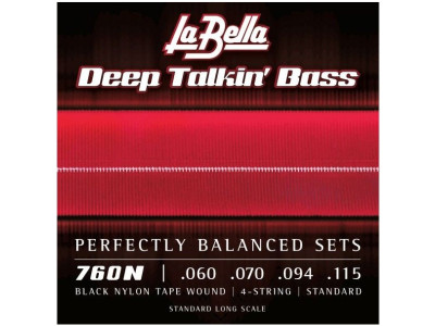 Cordes LA BELLA per a Baix 760N Black Nylon Standard