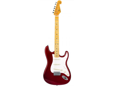 Guitare électrique SX ST57 Strato Candy Apple Red