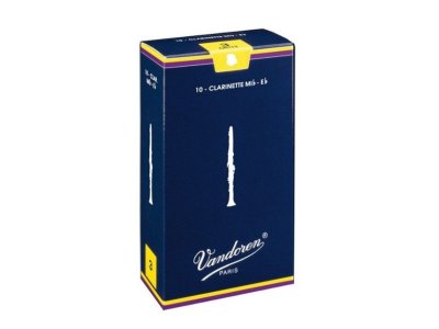 Caja de 10 cañas VANDOREN V12 Clarinete Si bemol n.1