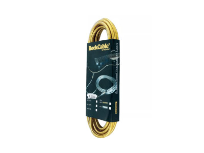 Cable d'instrument ROCKCABLE - 6m, RCL30206 D7 GOLD