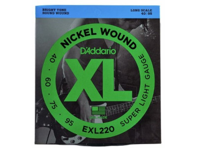 Cordes D'ADDARIO EXL220 Basse Electrique